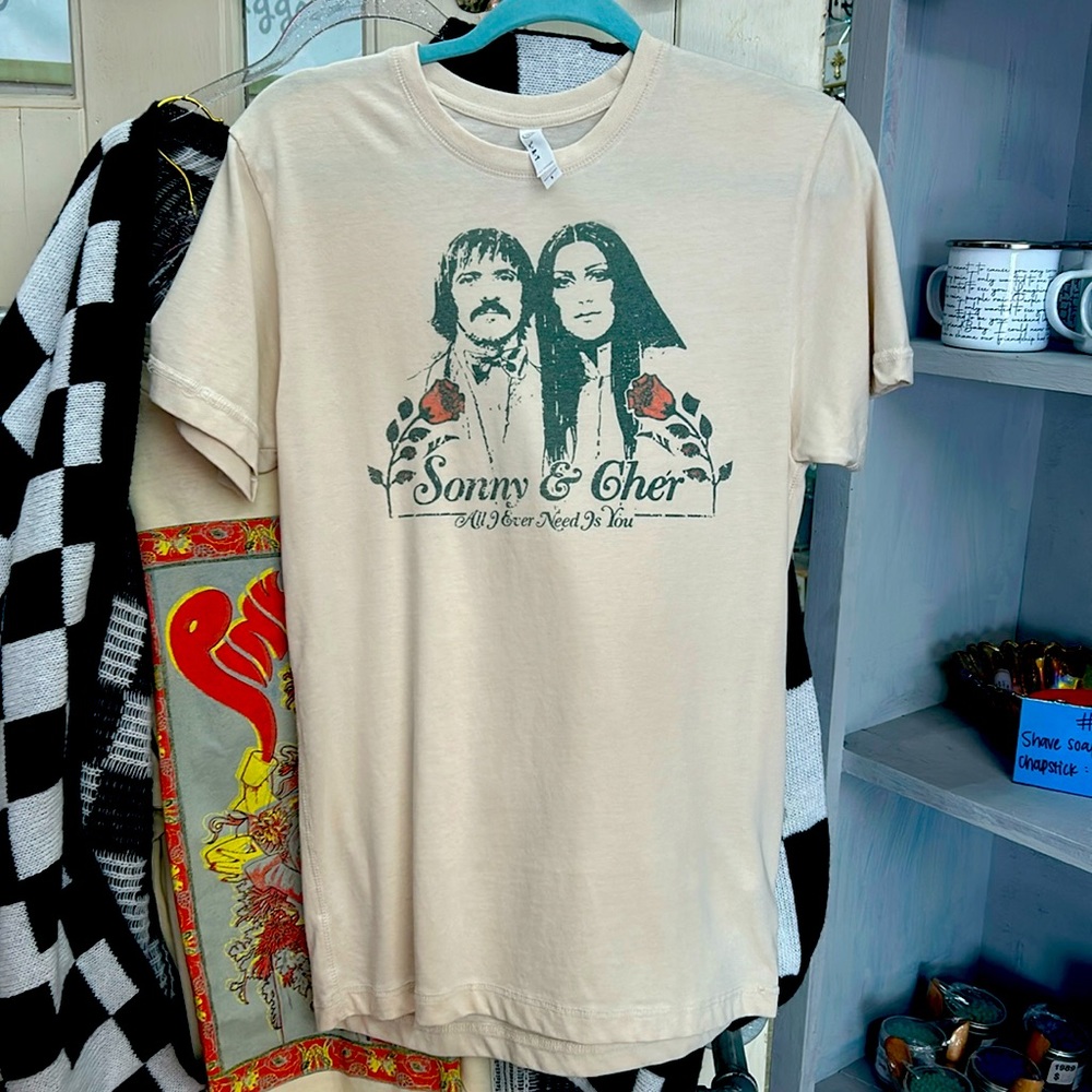 Sonny and Cher vintage tee